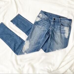 Black Orchid Skinny jeans bleached distressed size 27 blue ripped